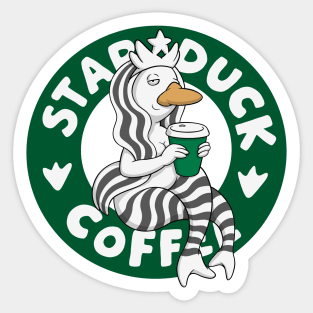 star duck Sticker